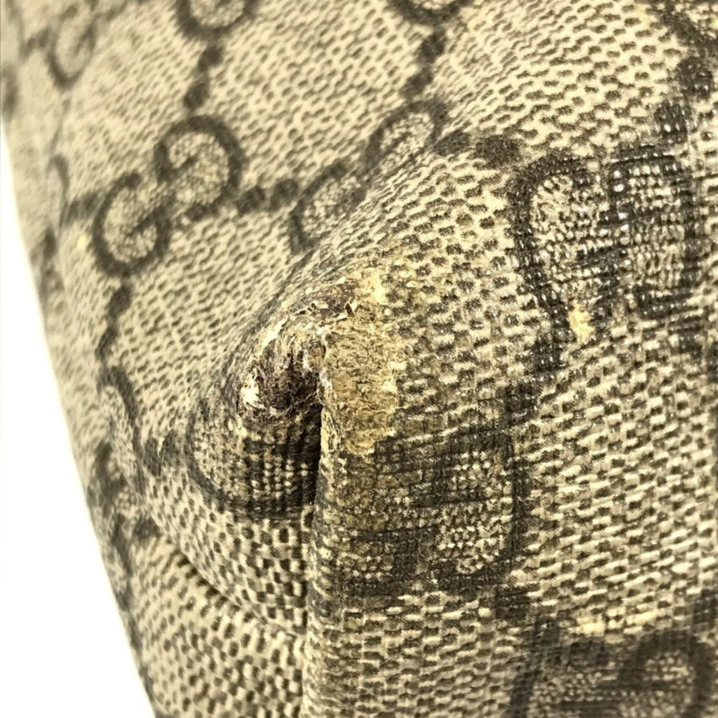 Gucci Beige Gg Supreme Shoulder Bag (Pre-Owned)