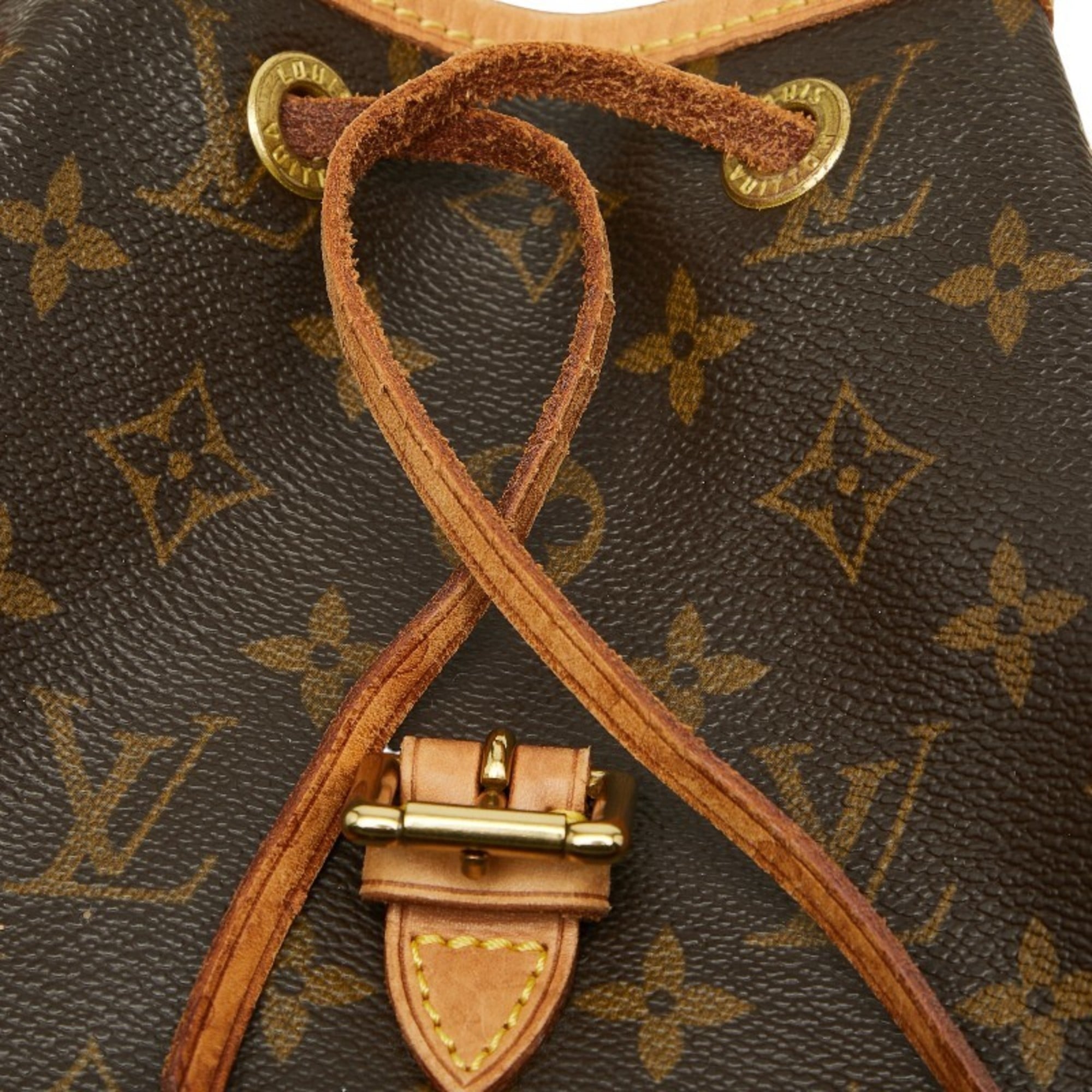 Louis Vuitton Brown Pvc Leather Backpack