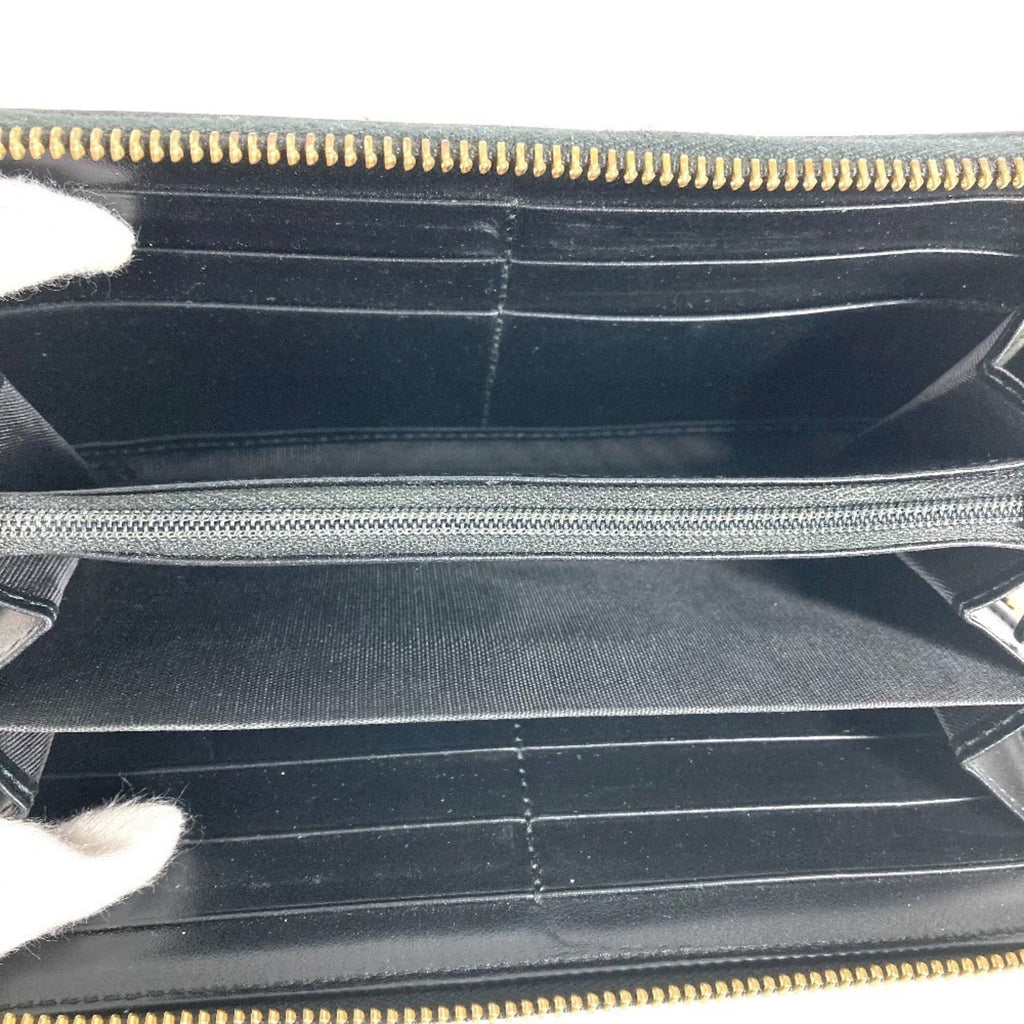 Gucci Black Leather Long Wallet (Bi-Fold) (Pre-Owned)