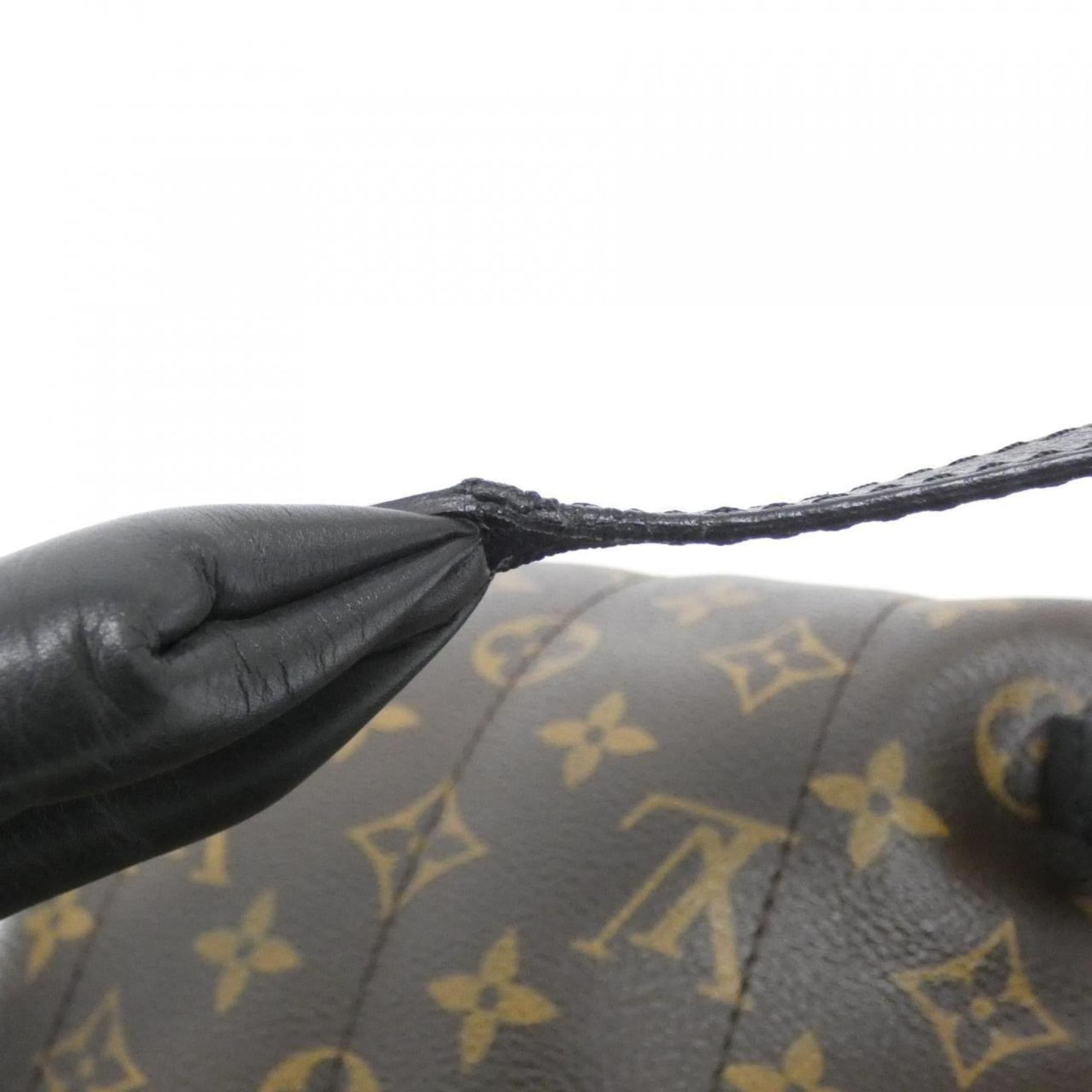 Louis Vuitton Marron Coated Canvas Backpack