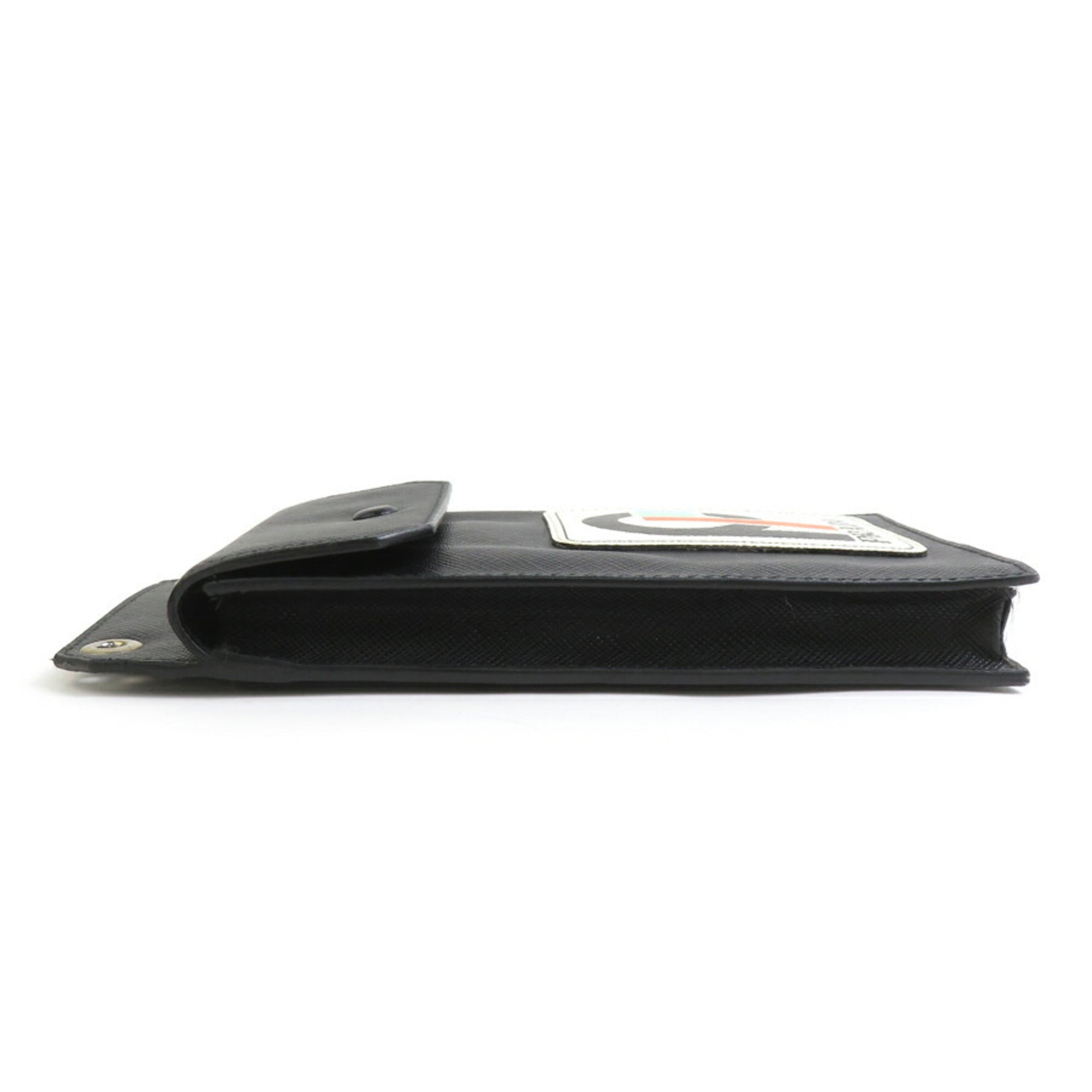Prada Black Leather Shoulder Bag