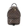 Louis Vuitton Black Brown Monogram Coated Canvas Backpack