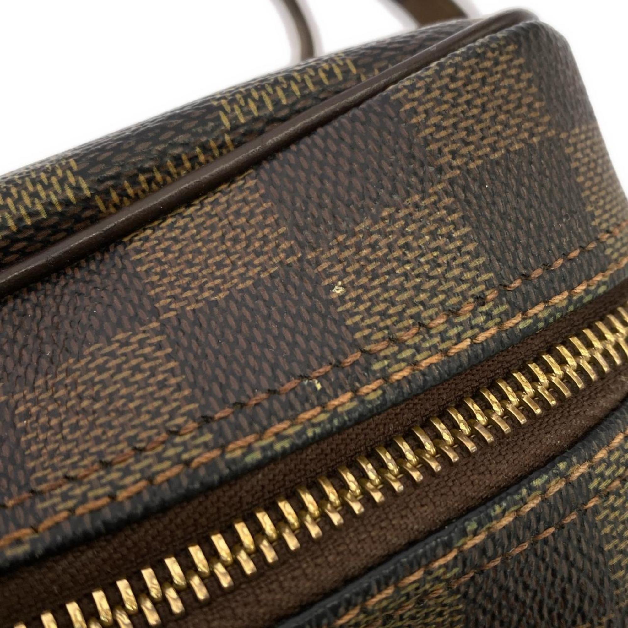Louis Vuitton Brown Coated Canvas Shoulder Bag