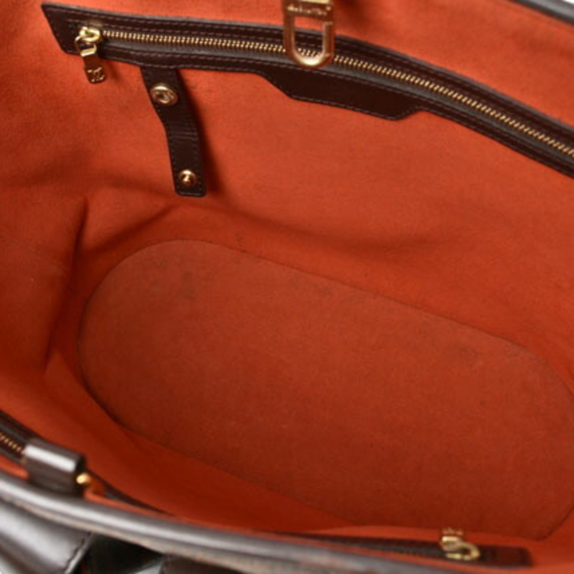 Louis Vuitton Damier Canvas Ebene Damier Canvas Shoulder Bag Tote Bag