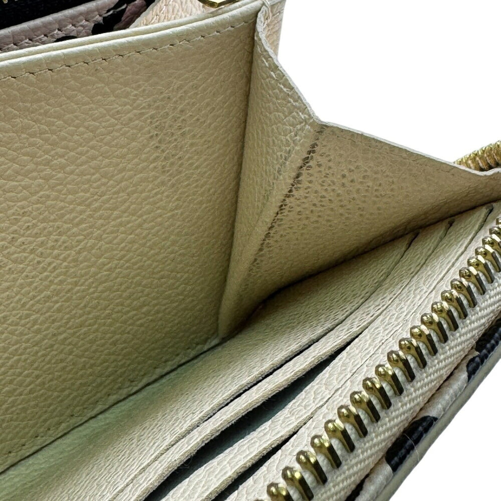 Louis Vuitton Beige Leather Long Wallet