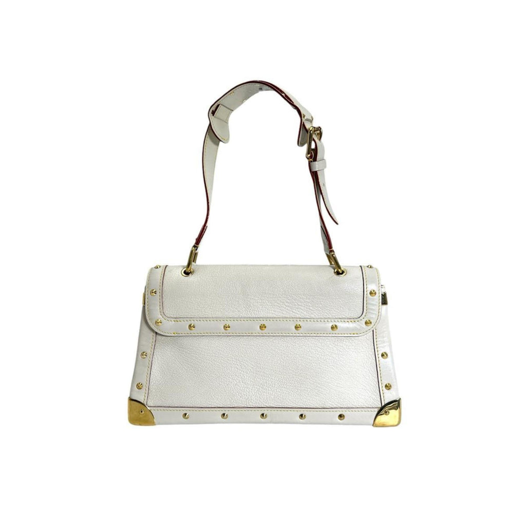 Louis Vuitton Blanc Leather Shoulder Bag