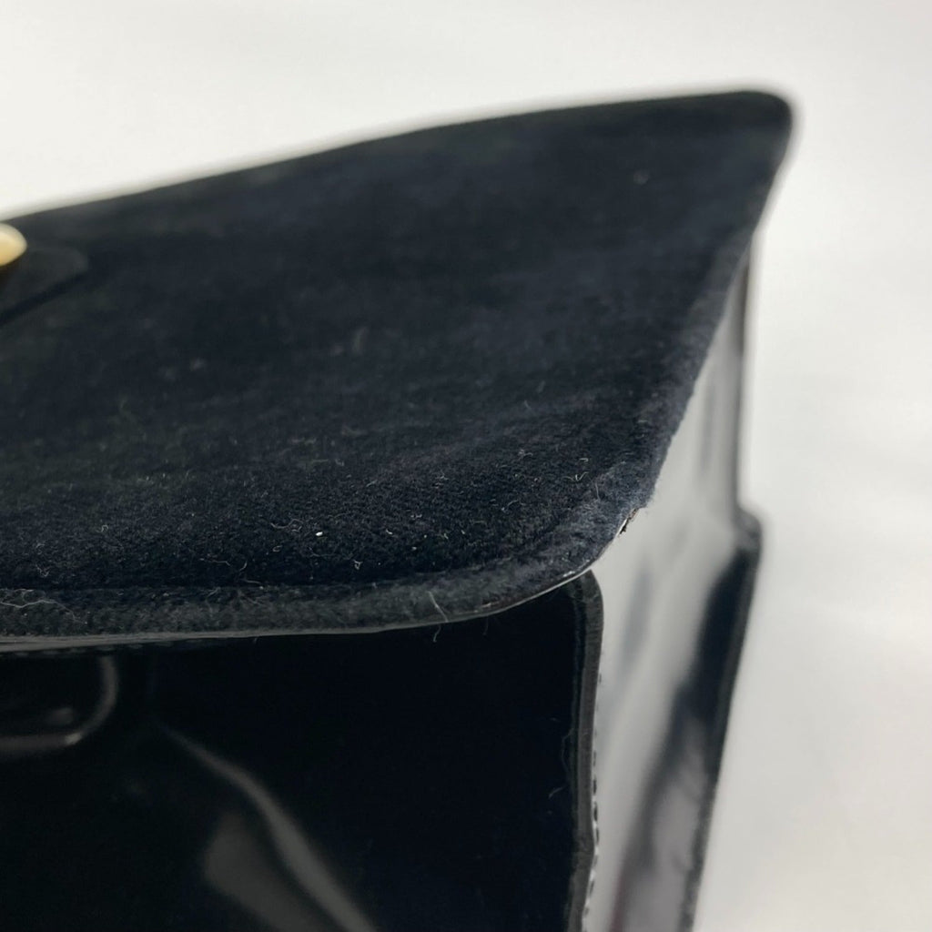 Celine Black Leather Shoulder Bag