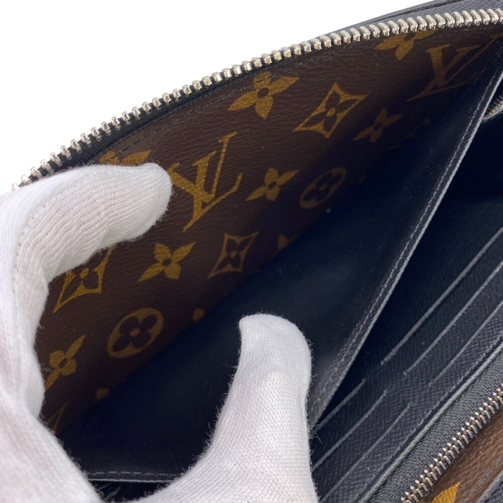 Louis Vuitton Brown Monogram Leather Long Wallet