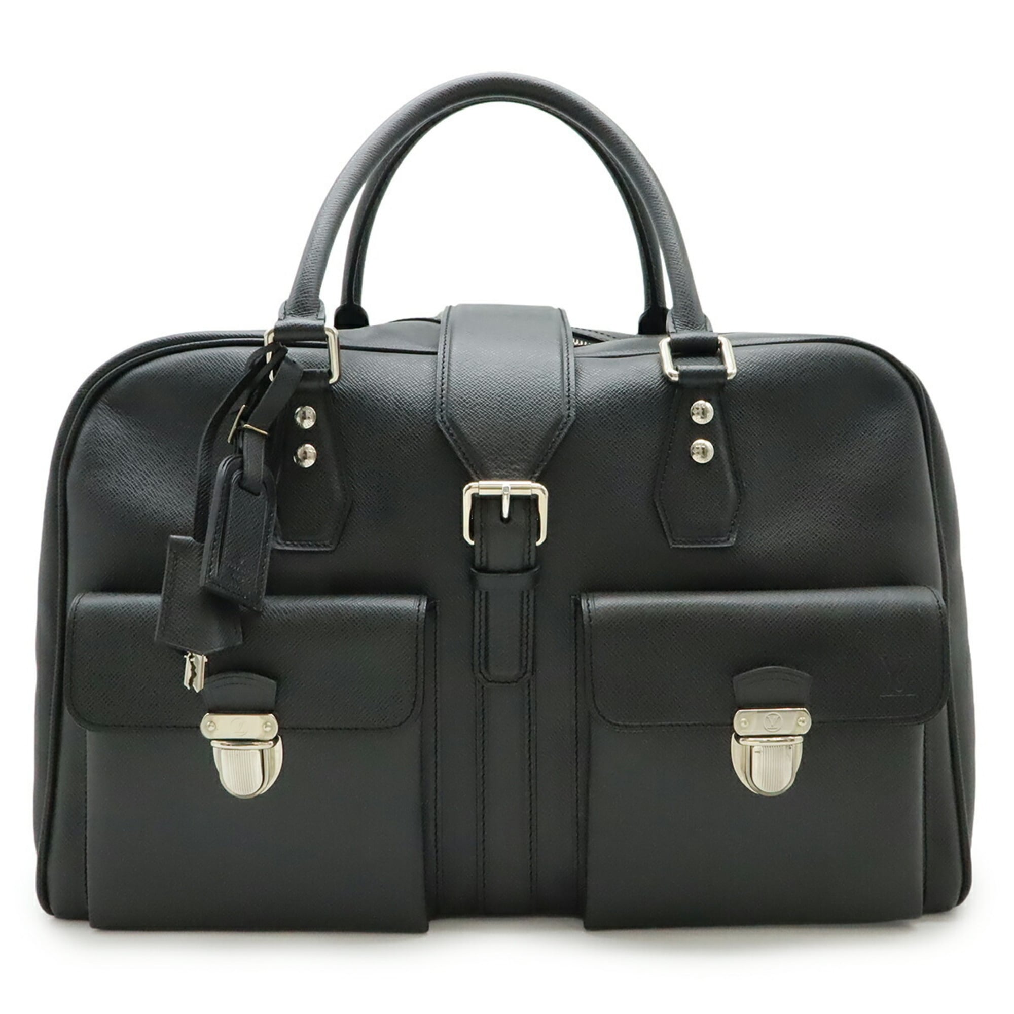 Louis Vuitton Taiga Ardoise Taiga Leather Boston Bag