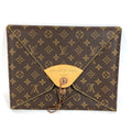 Louis Vuitton Monogram Brown Monogram Clutch Bag