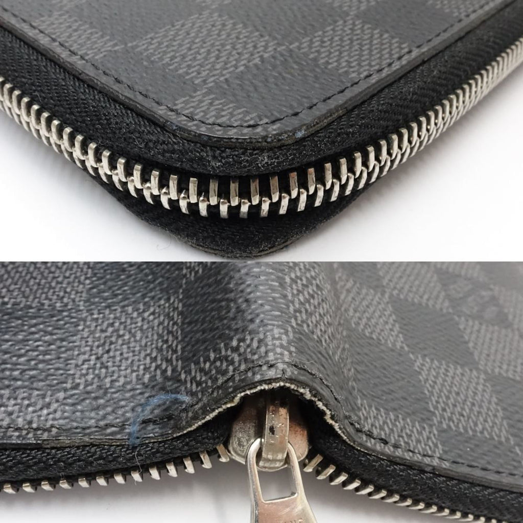 Louis Vuitton Damier Graphite Noir Damier Graphite Long Wallet