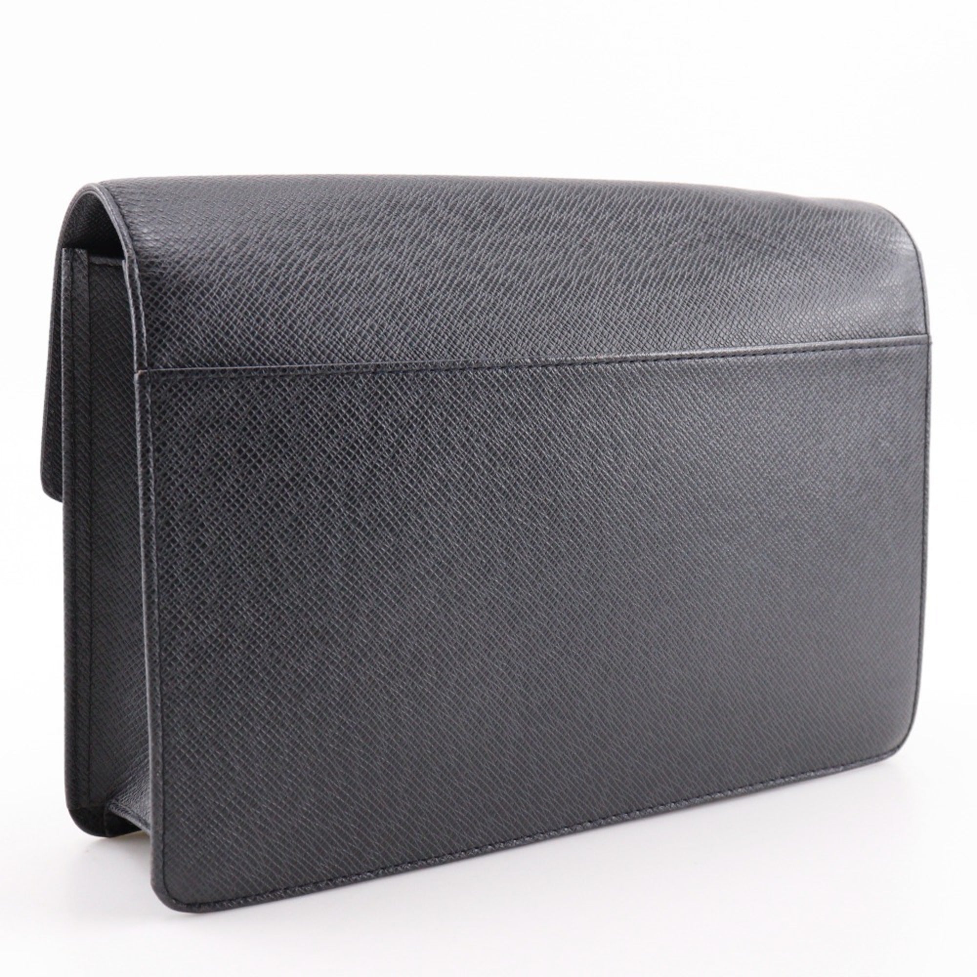 Louis Vuitton Taiga Ardoise Black Taiga Leather Pochette