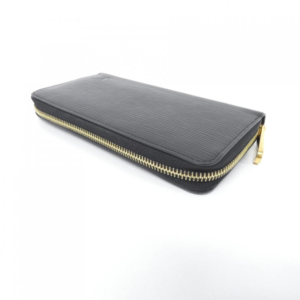 Louis Vuitton Black Leather Long Wallet