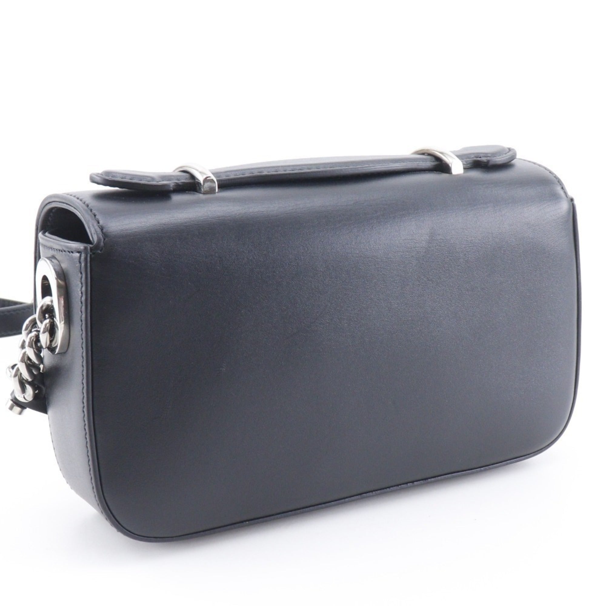 Gucci Black Leather Shoulder Bag (Pre-Owned)