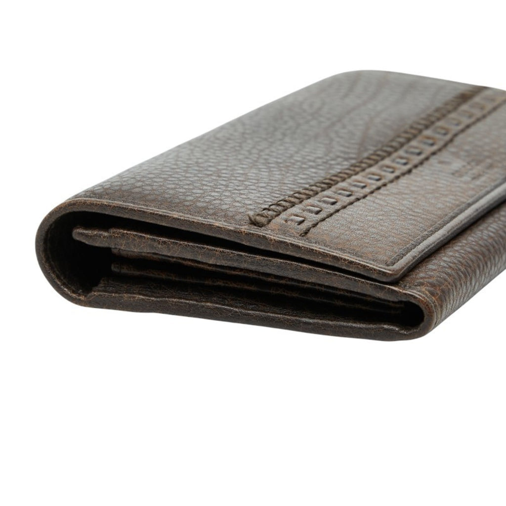 Gucci Brown Leather Long Wallet (Bi-Fold) (Pre-Owned)