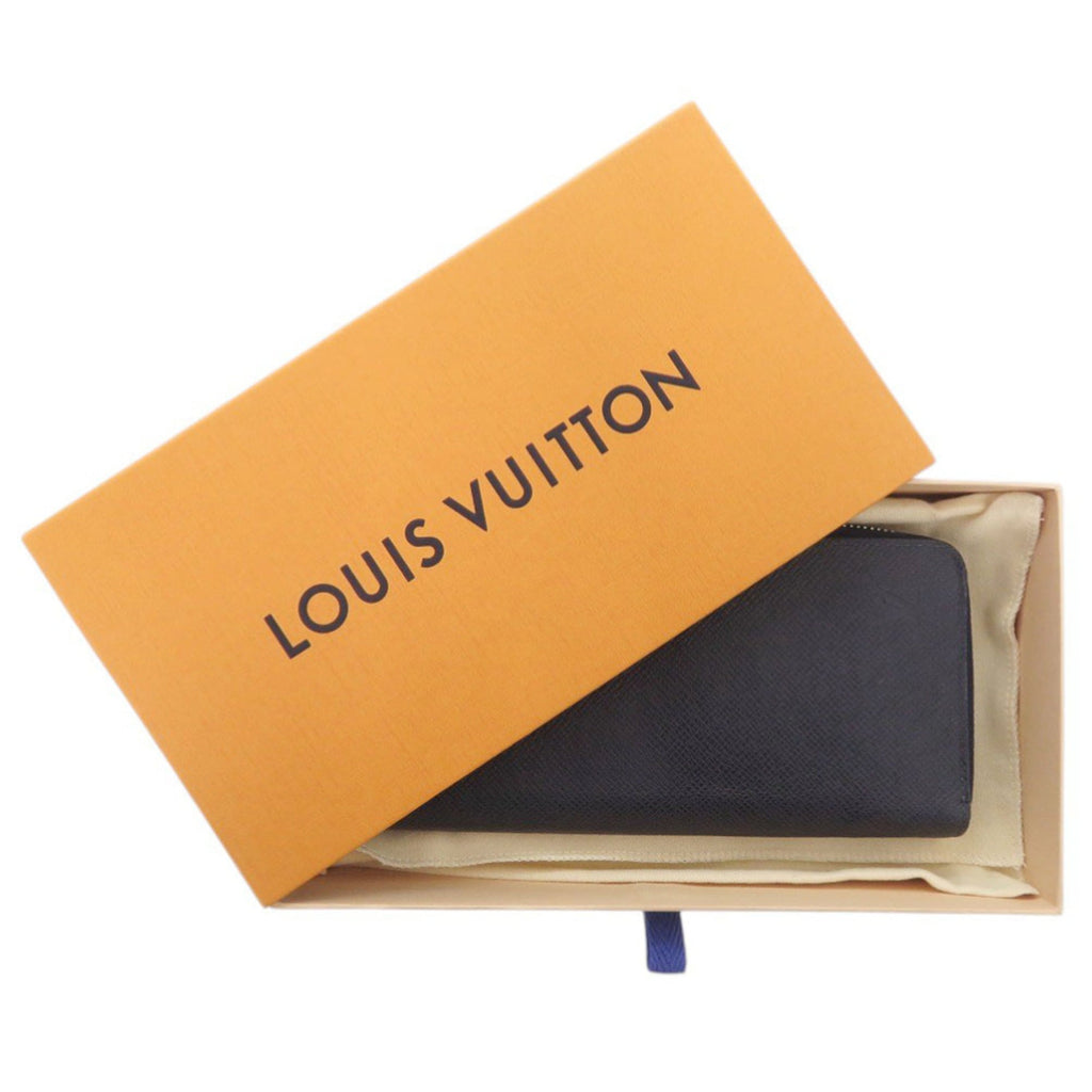 Louis Vuitton Navy Taiga Leather Long Wallet