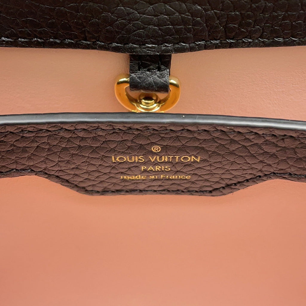 Louis Vuitton Black Noir Exotic Leather Handbag Shoulder Bag