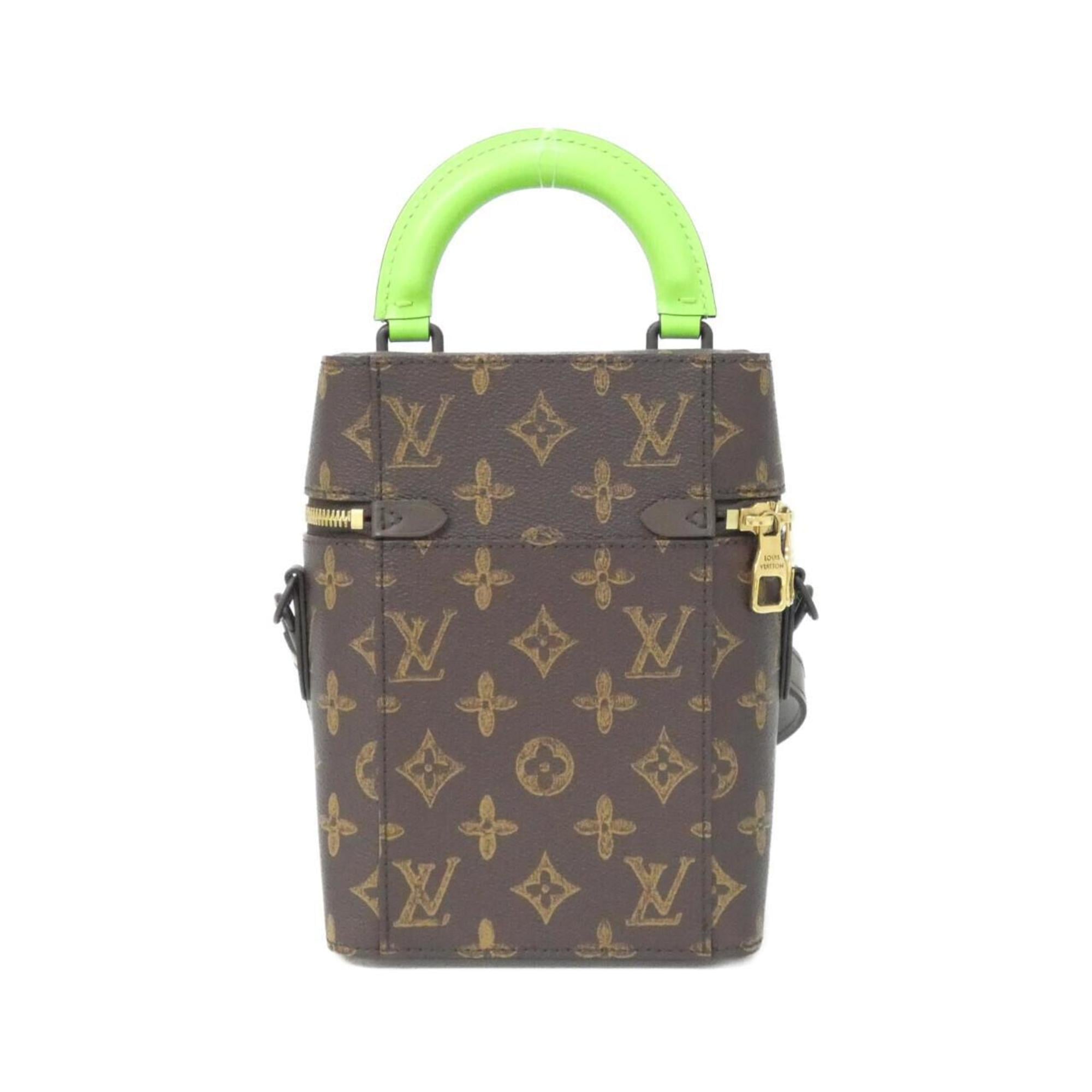 Louis Vuitton Marron Coated Canvas Handbag