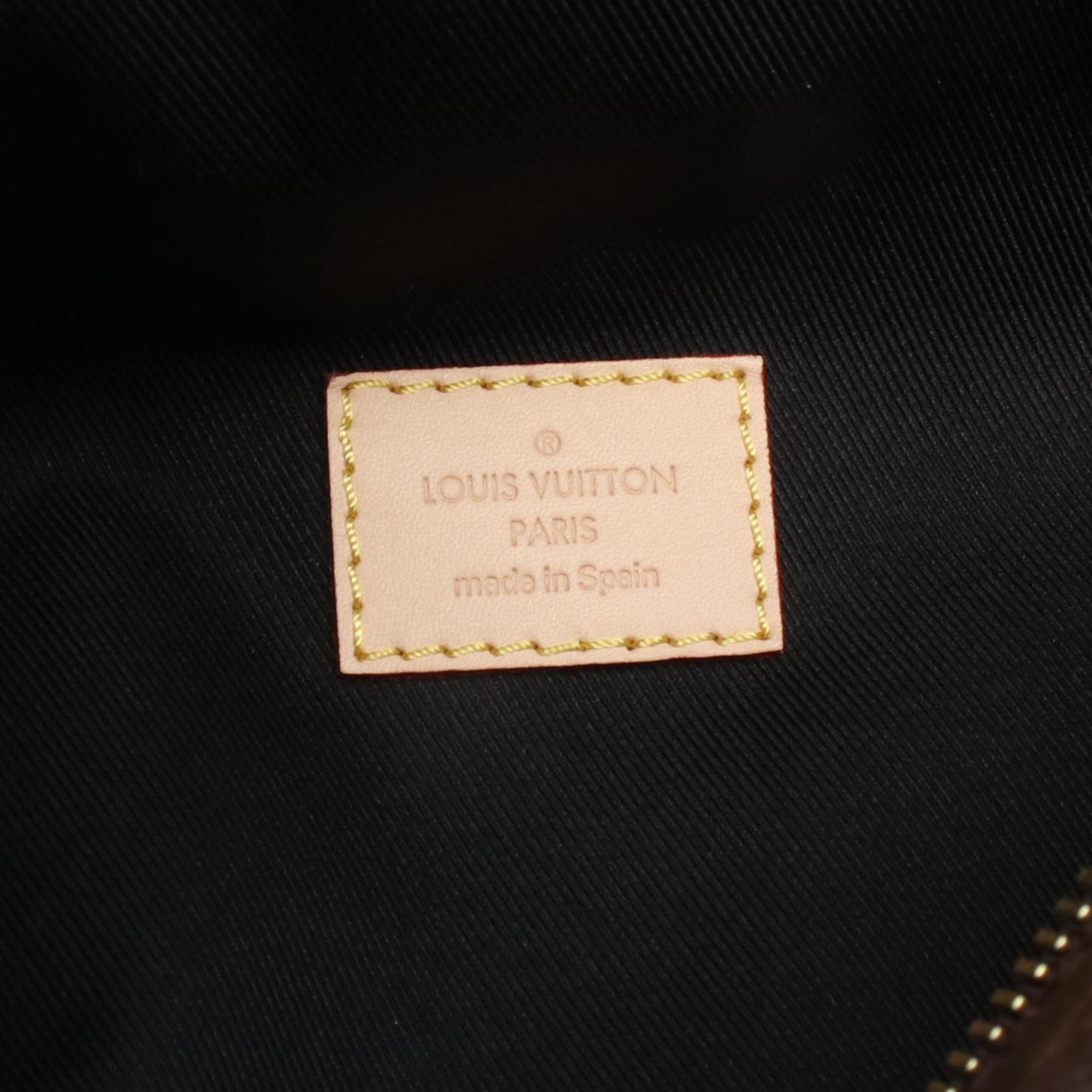 Louis Vuitton Brown Coated Canvas Leather Fanny Pack