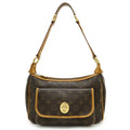 Louis Vuitton Brown Canvas Shoulder Bag
