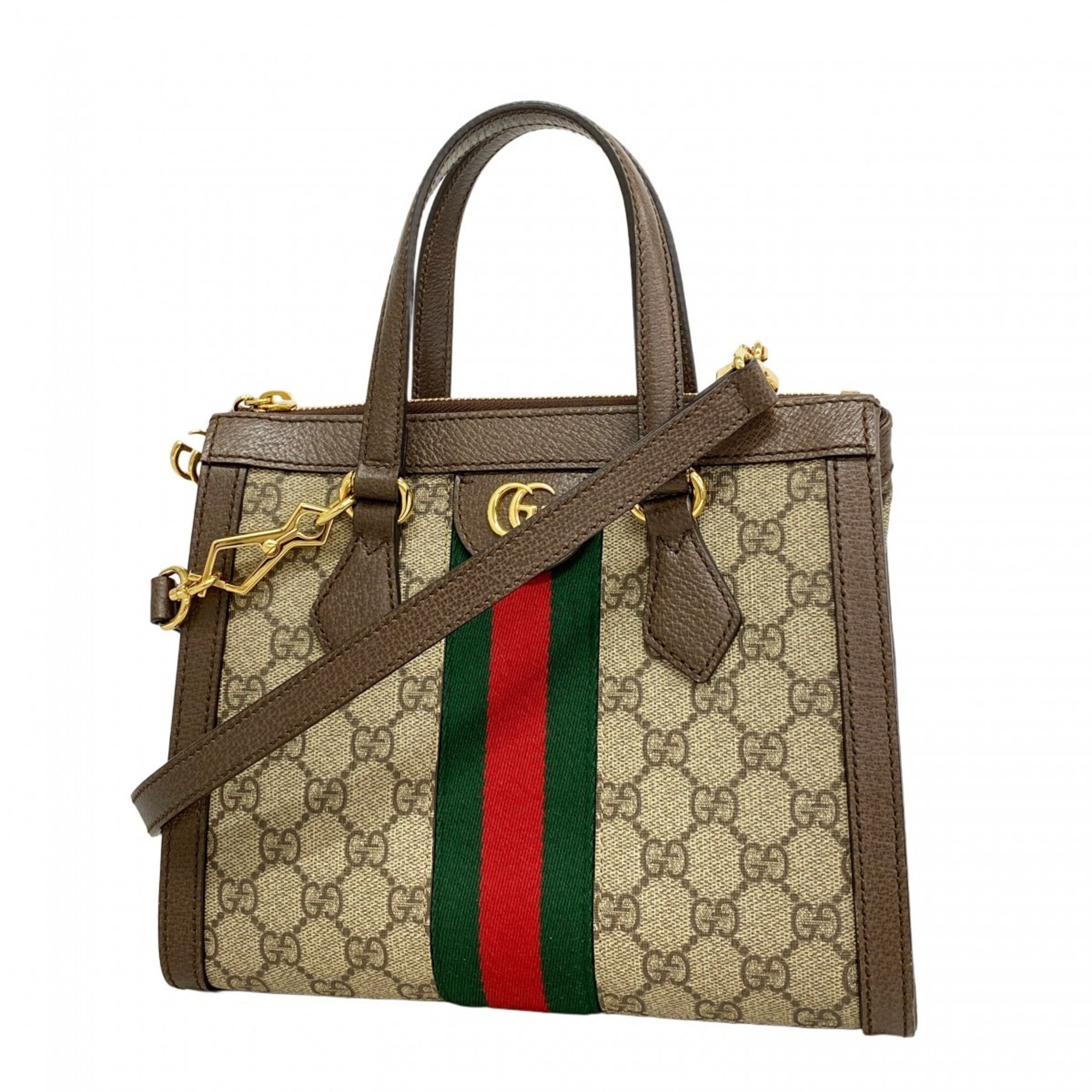 Gucci Brown Pvc Handbag (Pre-Owned)
