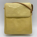 Louis Vuitton Yellow Monogram Vernis Pochette Shoulder Bag