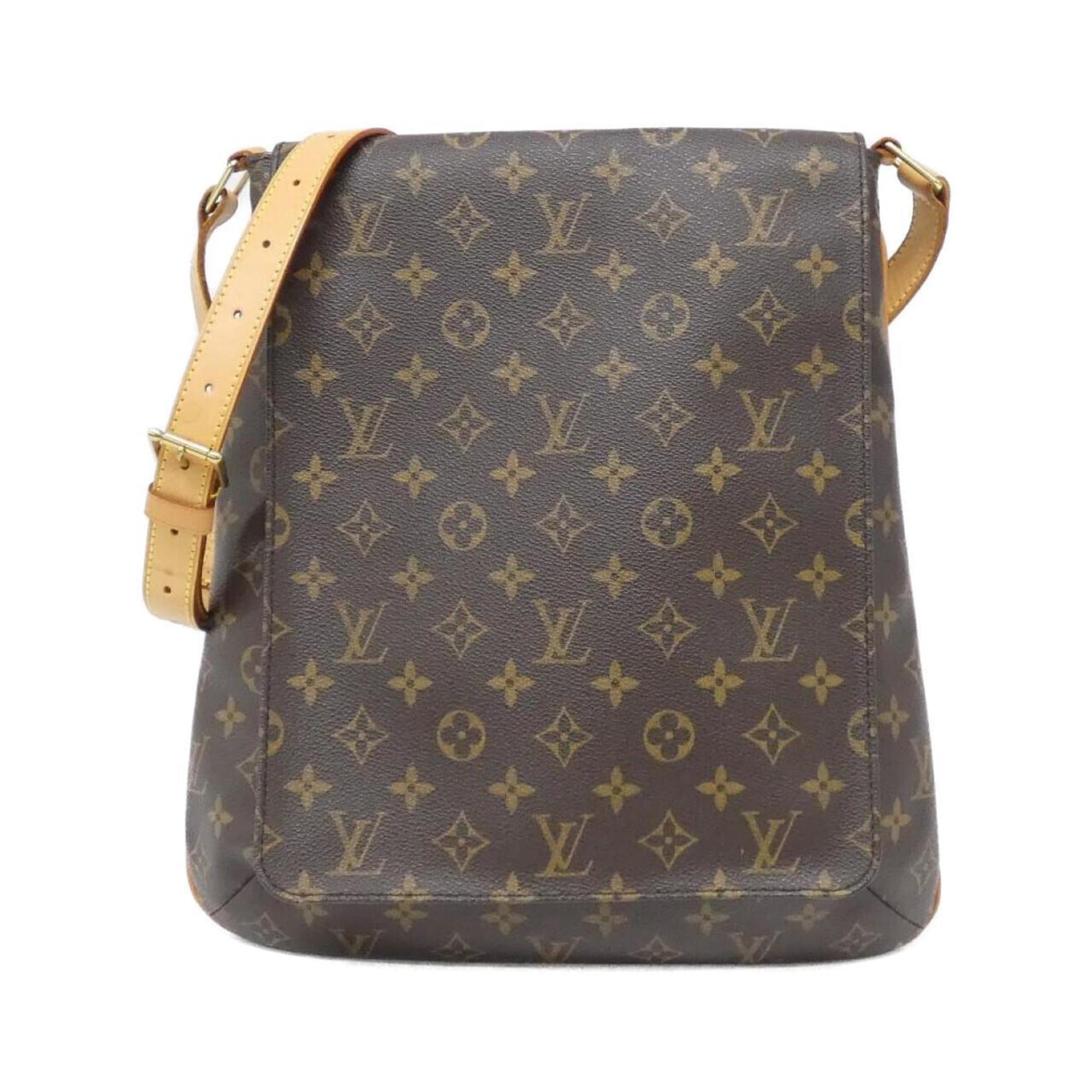 Louis Vuitton Marron Coated Canvas Shoulder Bag