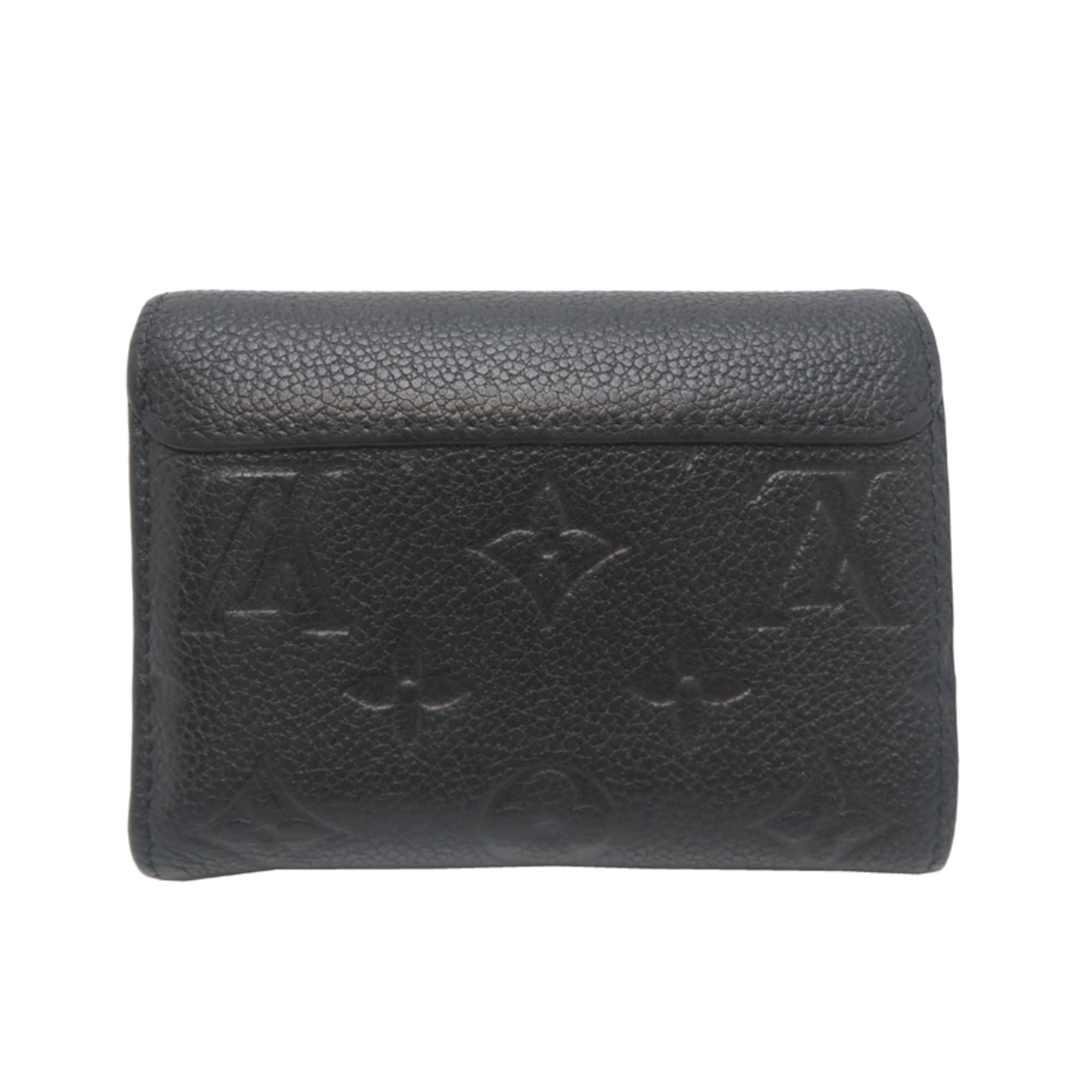 Louis Vuitton Black Noir Monogram Empreinte Wallet (Tri-Fold)