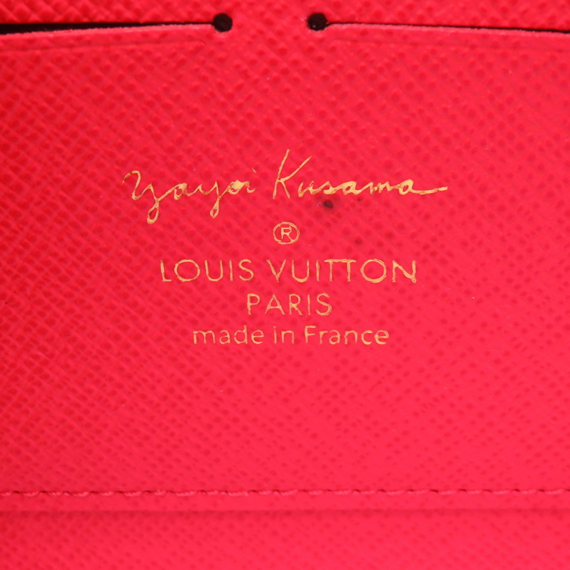 Louis Vuitton Monogram Red Color Monogram Long Wallet