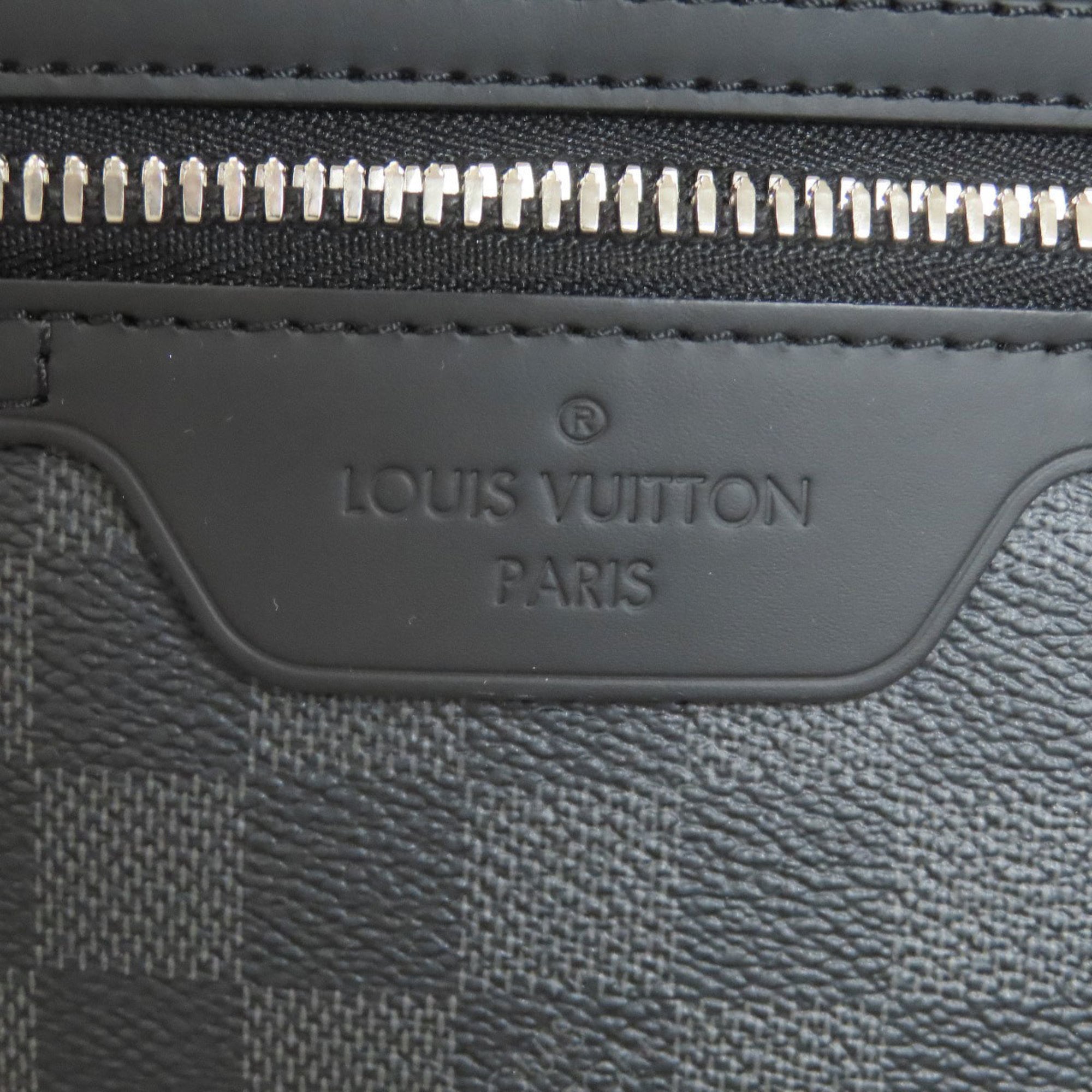 Louis Vuitton Black Damier Canvas Shoulder Bag