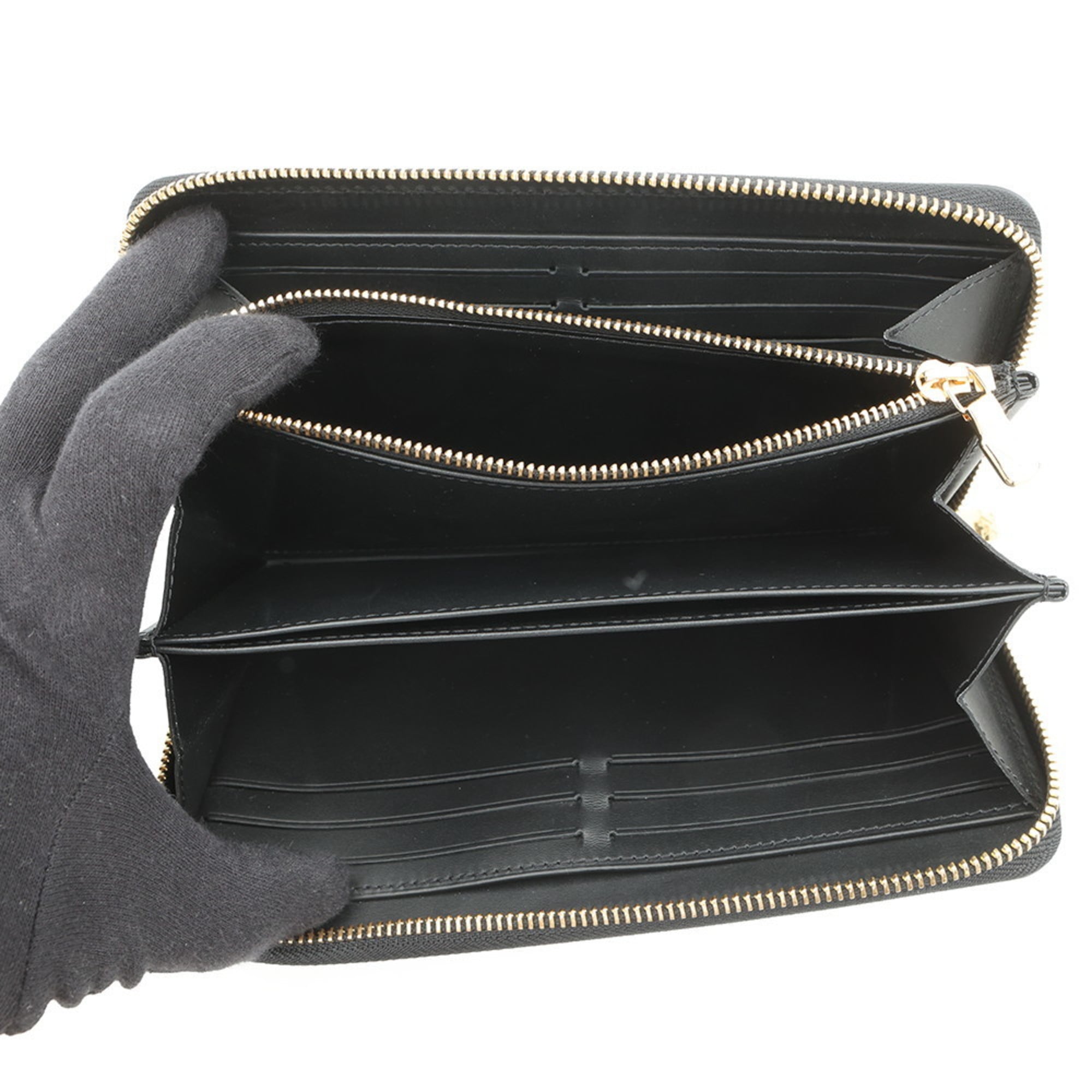 Louis Vuitton Noir Monogram Long Wallet