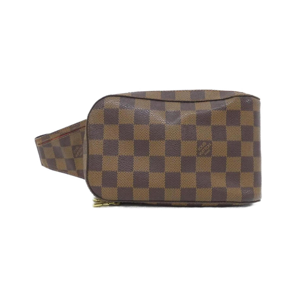 Louis Vuitton Brown Coated Canvas Shoulder Bag