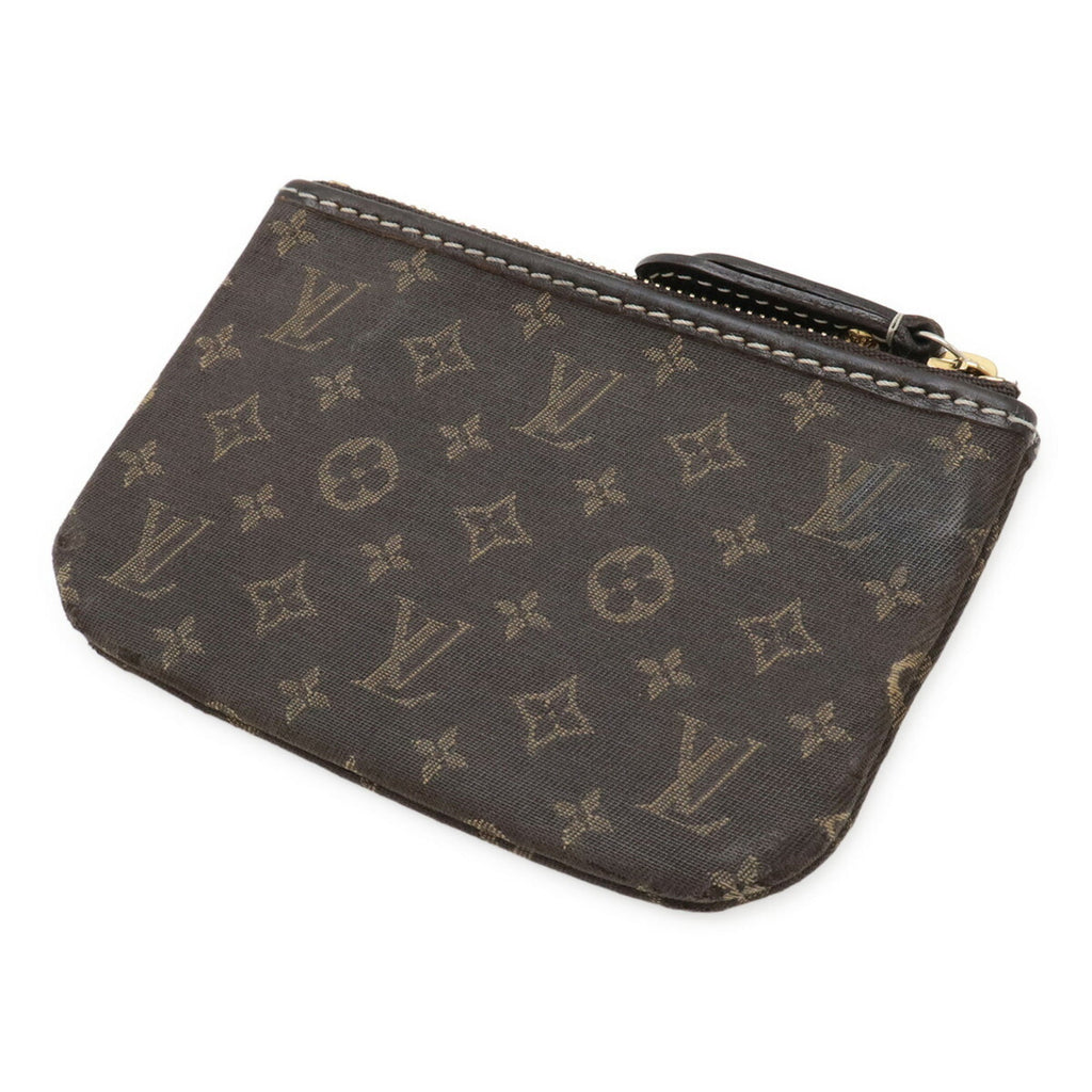 Louis Vuitton Brown Fusain Monogram Idylle Coin Purse/Coin Case