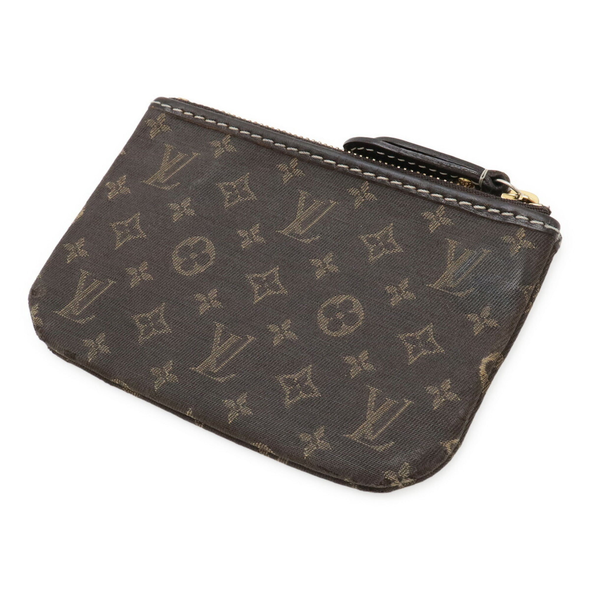 Louis Vuitton Brown Fusain Monogram Idylle Coin Purse/Coin Case