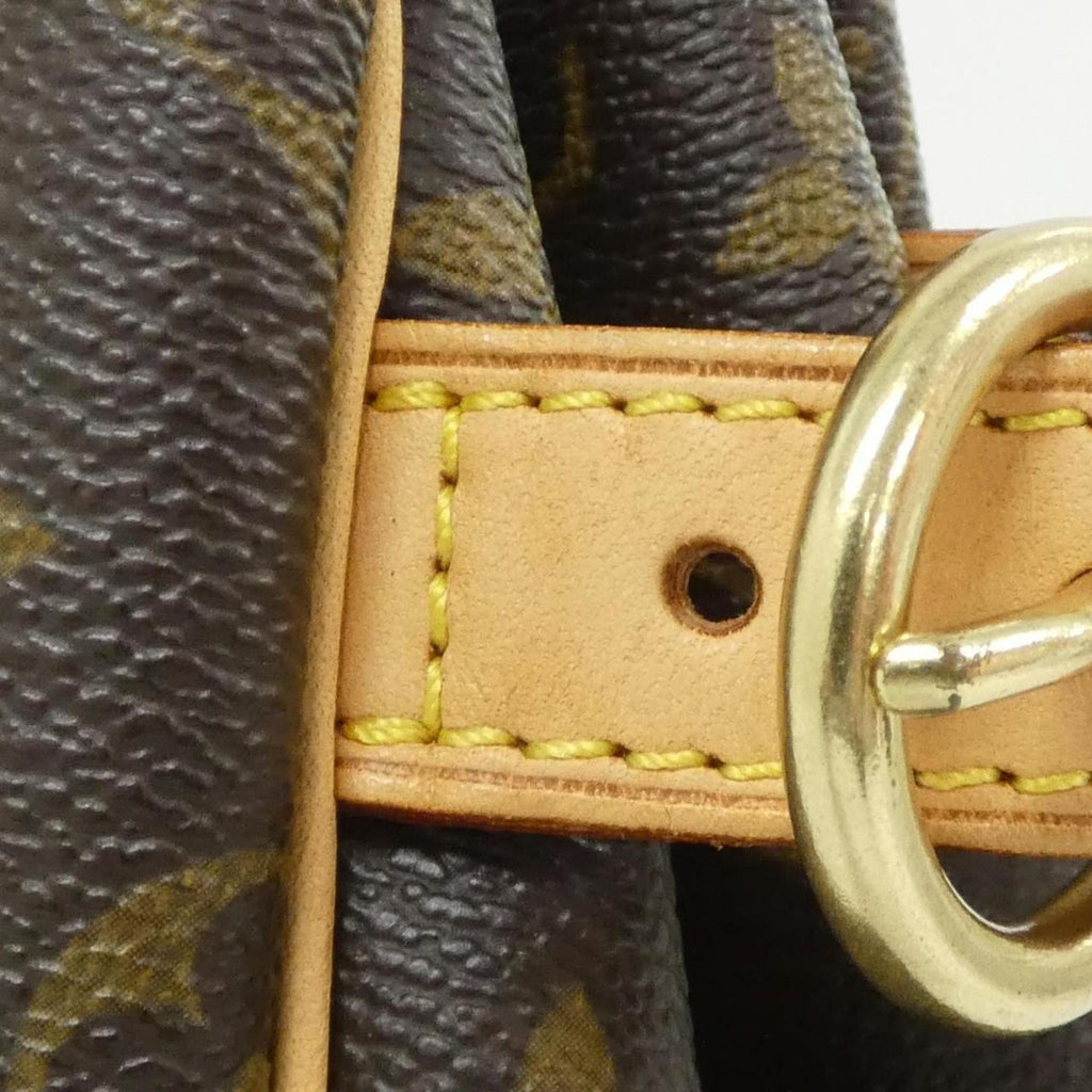 Louis Vuitton Marron Coated Canvas Handbag