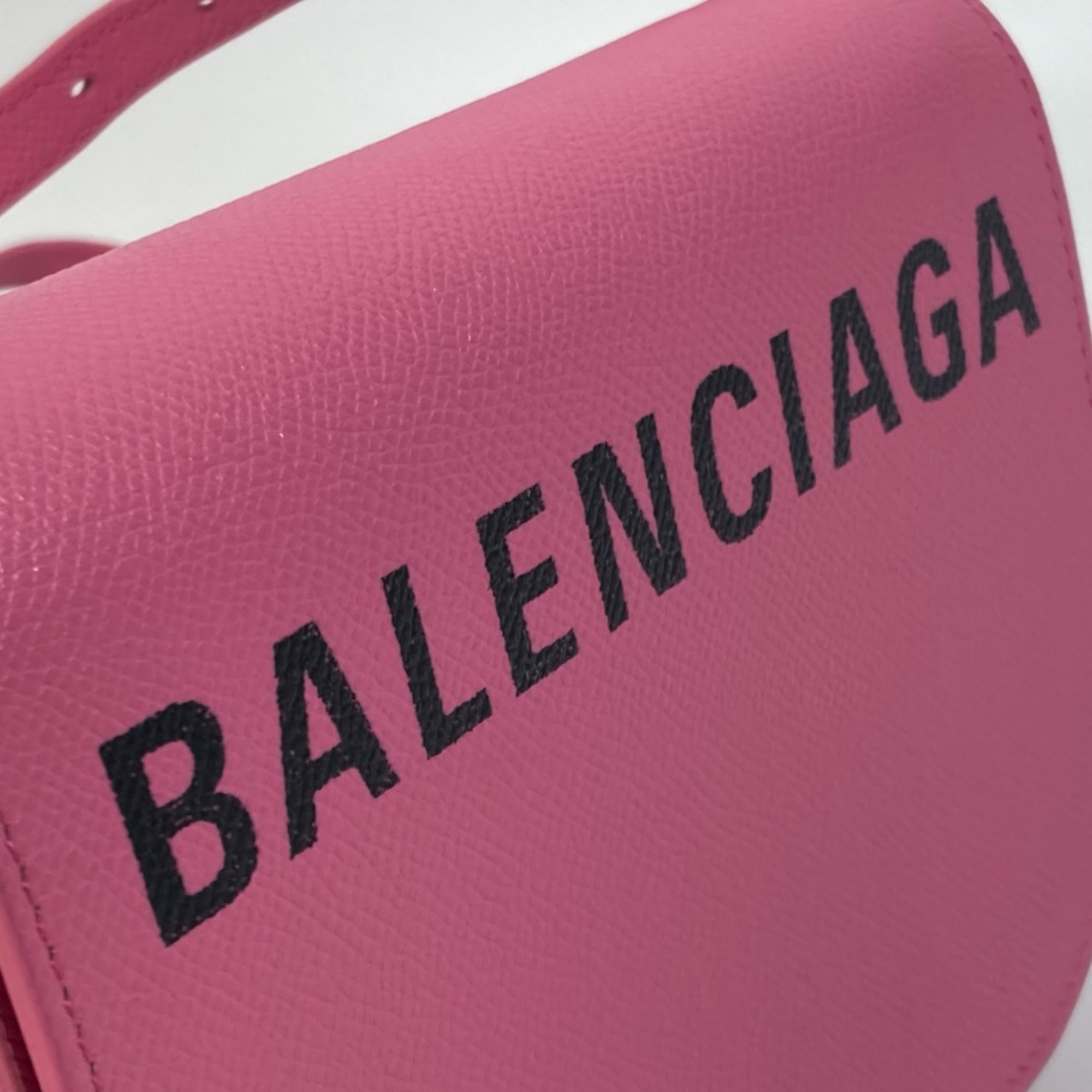 Balenciaga Pink Leather Shoulder
