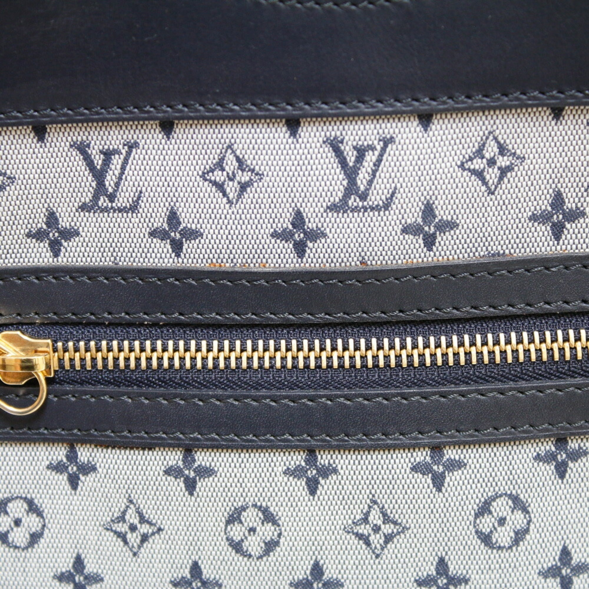 Louis Vuitton Handbag Monogram Mini Sack Catline M92325 Blue Ladies Canvas