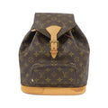 Louis Vuitton Marron Coated Canvas Backpack