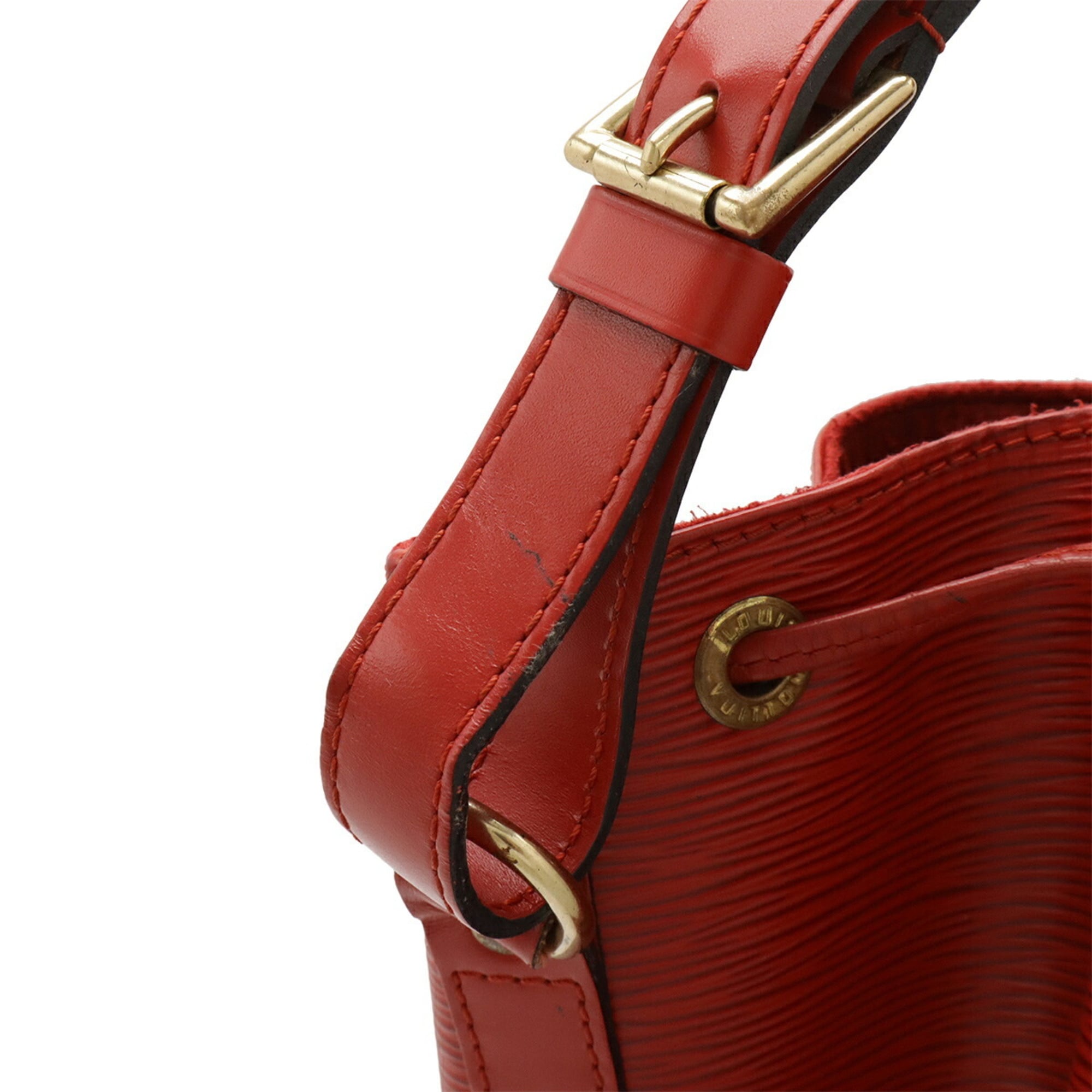 Louis Vuitton Red Color Epi Leather Shoulder Bag