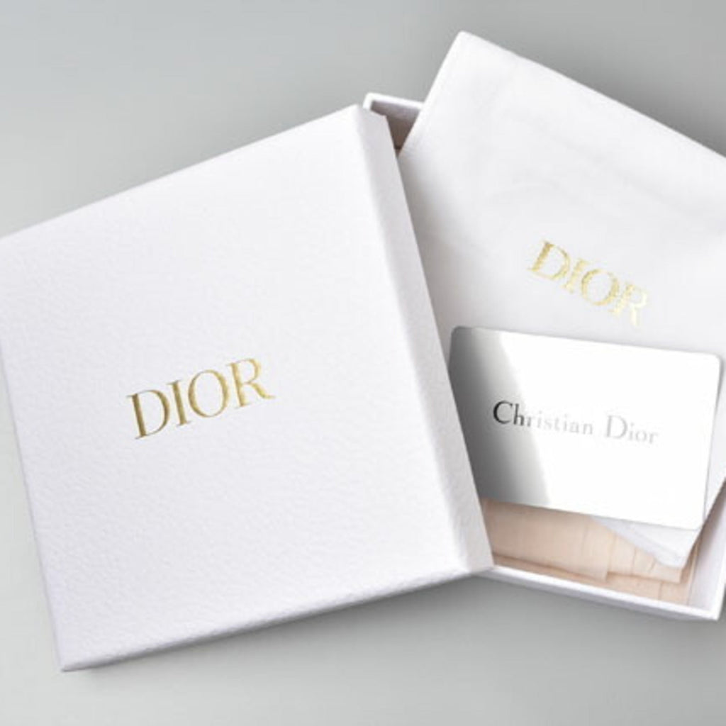Christian Dior Navy Leather Wallet (Tri-Fold) (Pre-Owned)