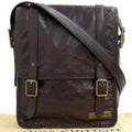 Louis Vuitton Brown Leather Shoulder Bag