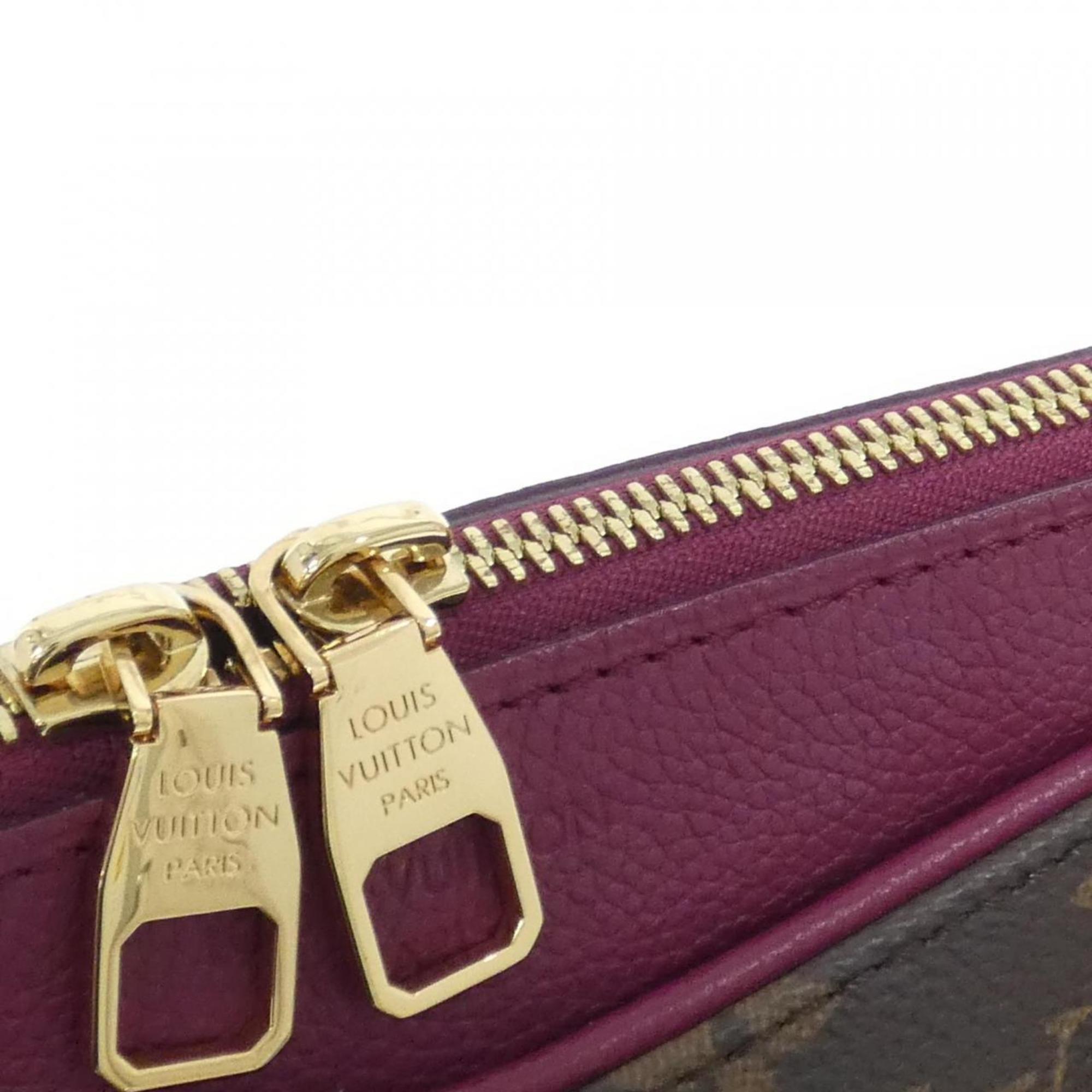Louis Vuitton Aurore Marron Coated Canvas Handbag