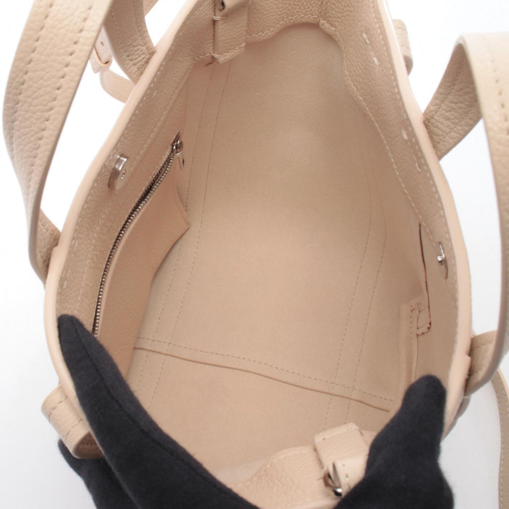 Balenciaga Ivory Leather Hand