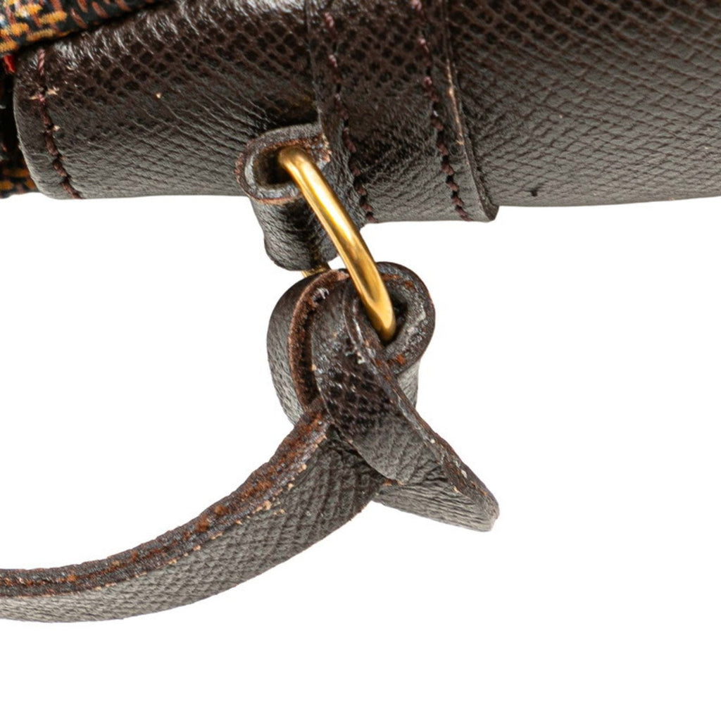 Louis Vuitton Brown Pvc Leather Handbag Pouch
