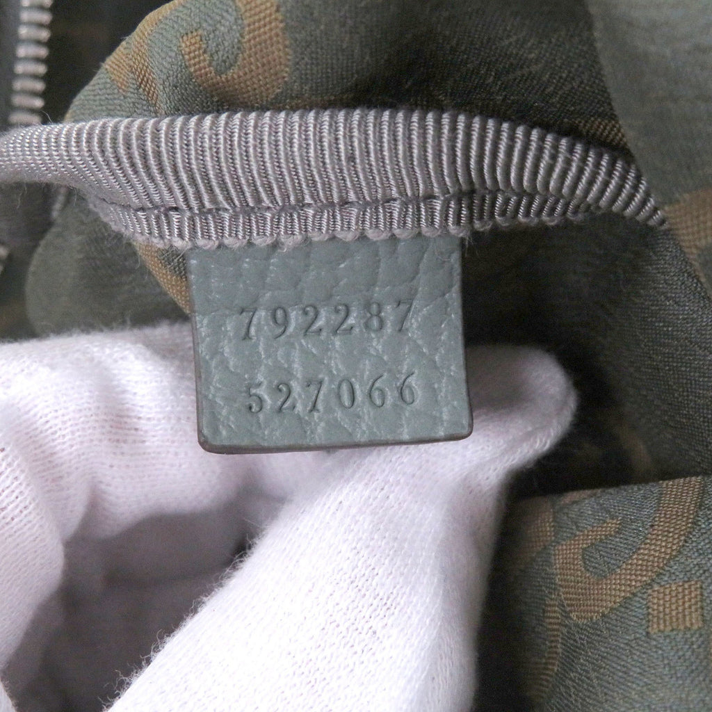 Gucci Khaki Nylon Sling Bag (Pre-Owned)