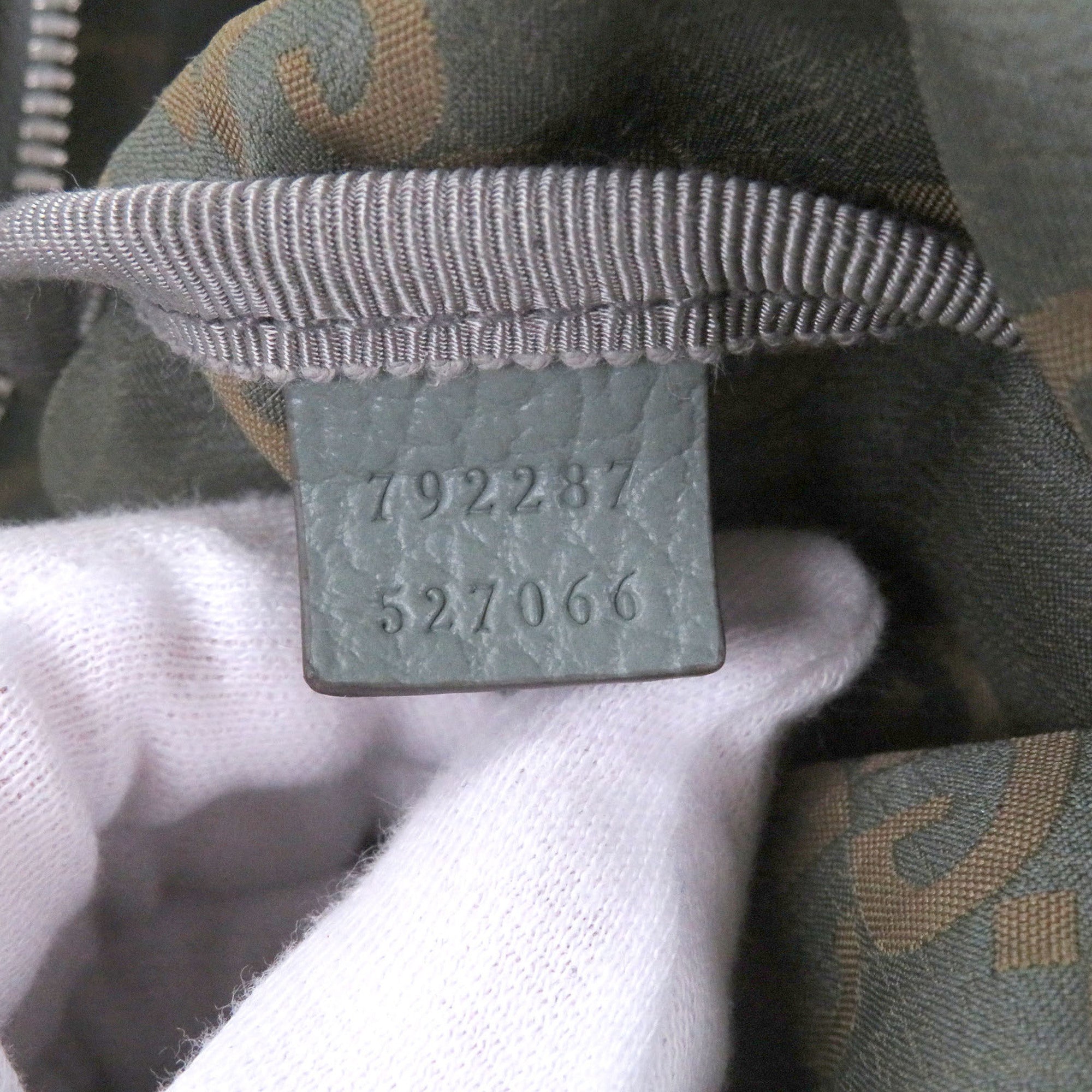 Gucci Khaki Nylon Sling Bag (Pre-Owned)