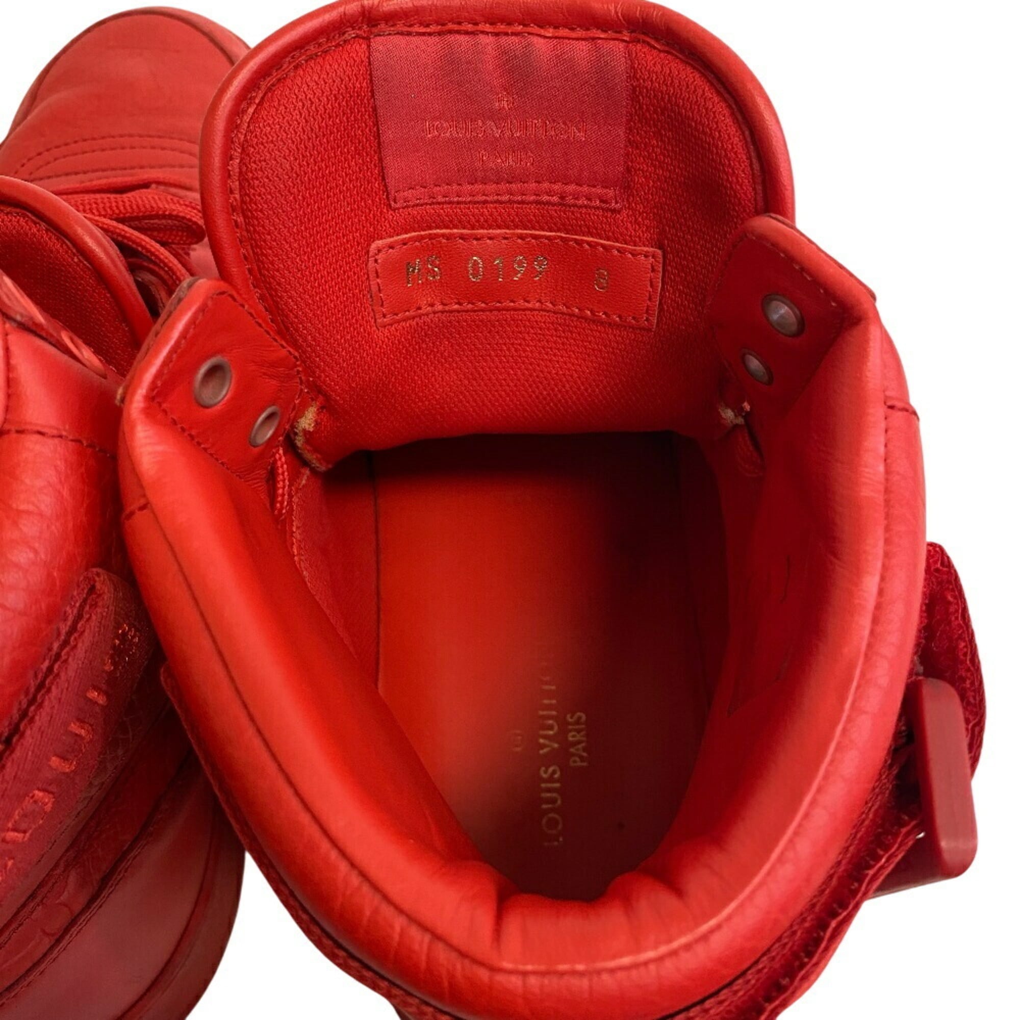 Louis Vuitton Red Color Sneakers