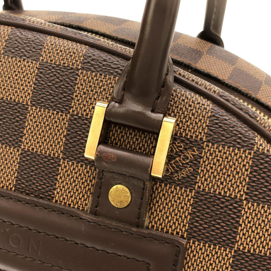 Louis Vuitton Ebene Coated Canvas Handbag