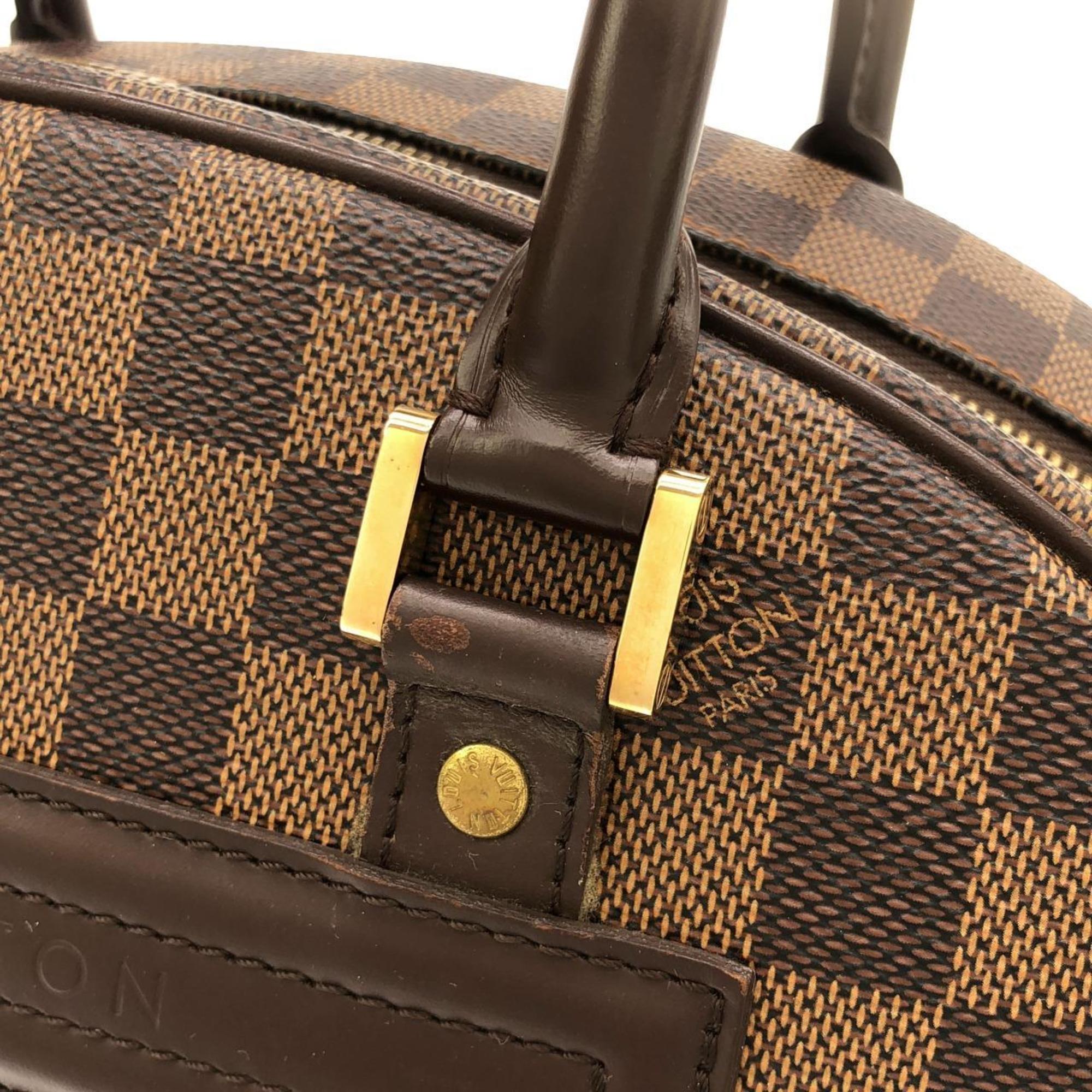 Louis Vuitton Ebene Coated Canvas Handbag