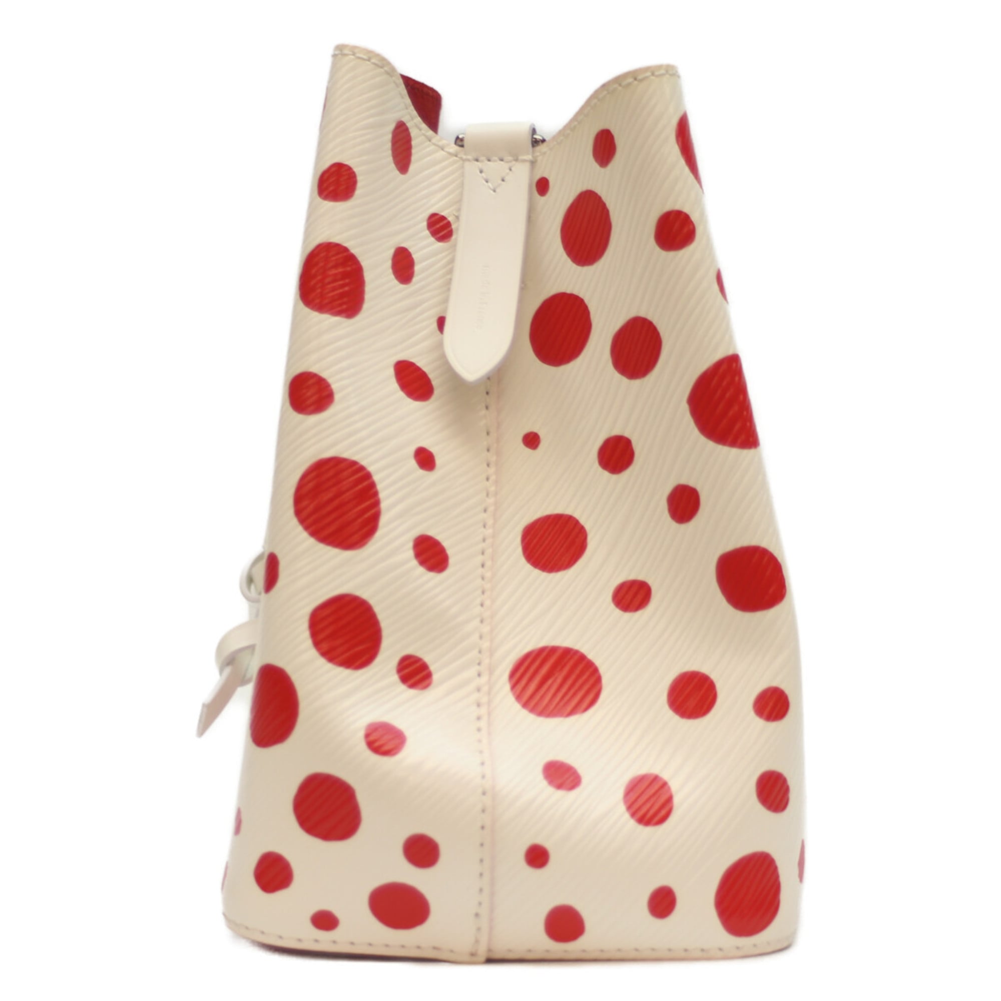 Louis Vuitton Red Color White Epi Leather Shoulder Bag